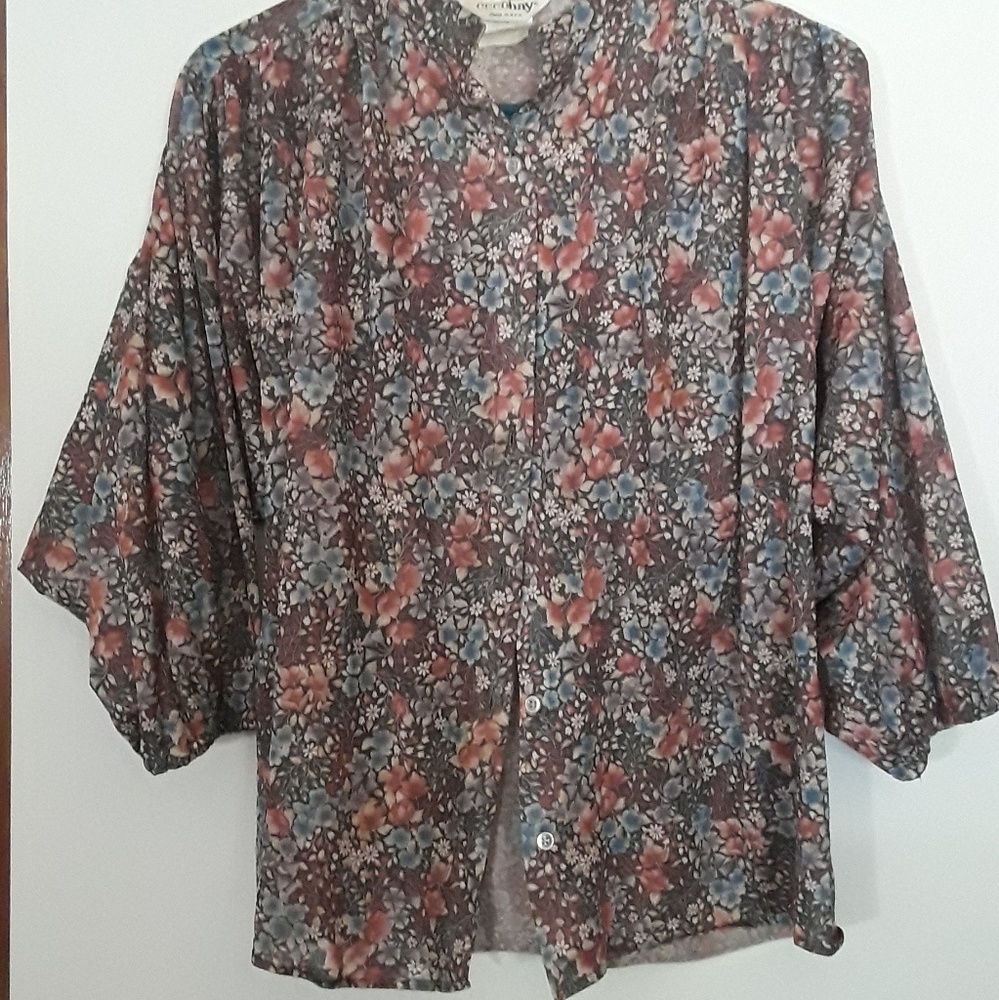Vintage polyester Ecco Bay blouse